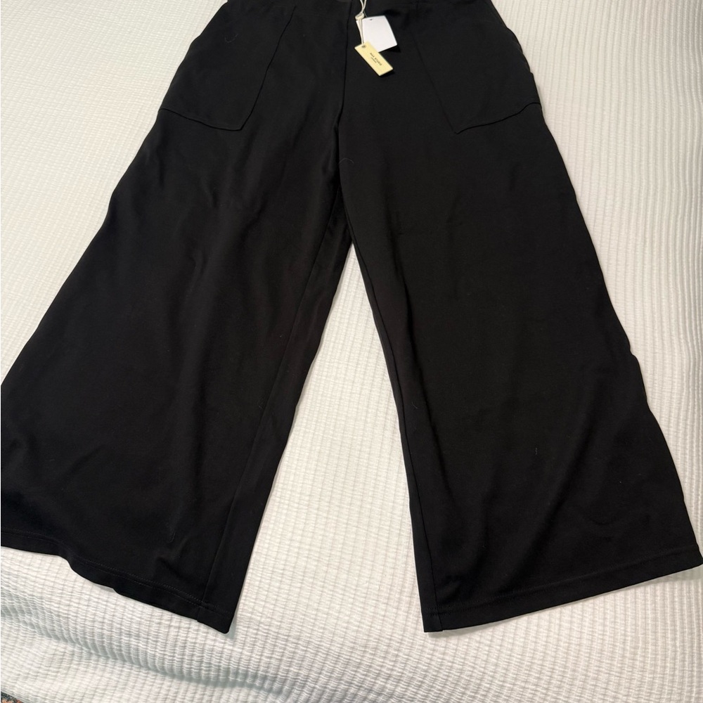 Max Studio Black Cropped Pants